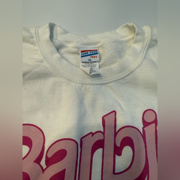 Junk food- Barbie Cropped Flea Market Fleece- Size XL - Picture 2 of 5